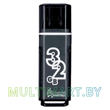 USB Flash Smartbuy 32GB Glossy series Black (SB32GBGS-K)